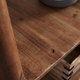 Bessagi Home stoječ regal jasmin, masiven, naravne barve | Shoptok.si