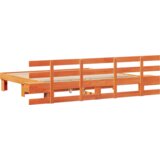  Konstrukcija postelje Rjava 180 x 200 cm Masivno borovo les, (5000126259) | Shoptok.si