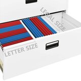  Ormarić za spise bijeli 90 x 46 x 72,5 cm čelični | shoptok.hr