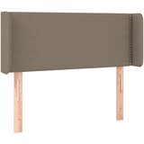 Maison Chic Posteljno vzglavje - Vzglavna omarica - Nočna omarica z ušesi taupe 93x16x78/88 cm blago, (21708403) Cene