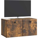 TV ormar za zid 59,5 x 31 x 30 cm Dimljeni hrast | shoptok.hr