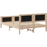  Okvir za krevet Sivo-smeđa 135 x 190 cm tkanina | shoptok.hr