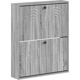  Ormar za cipele na zidu ALKMAAR 71 x 17 x 86 cm Siva Sonoma - Siva Sonoma | shoptok.hr