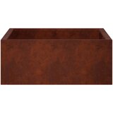  Zid za zadržavanje 4 kom. 100 x 100 x 30 cm Otporni čelik Rđa | shoptok.hr