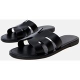 Gemre Black flip-flops adorned with cutouts Ragos | ePonuda.com