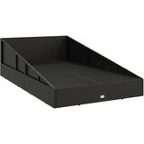  Vrtni krevet crni 110 x 200 cm od poliratana | shoptok.hr