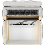 Bessagi Home Postelja Z Vzmetnico Marbella, 180x200, Bež, Z Nadvložkom | Shoptok.si