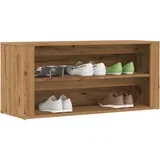 klupa za cipele boja hrasta 100x35x45 cm konstruirano drvo