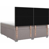  Boxspring krevet s madracem Sivosmeđa 180 x 200 cm Tkanina Smeđesiva 200 x 180 x 140.5 cm | Shoptok.si