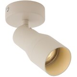 QAZQA Sodoben stropni reflektor bež GU10 50 mm okrogel - Stanley Cene