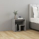 The Living Store Nočna omarica betonsko siva 40x30x40 cm iverna plošča - Nočna Omarica, (21433559) | Shoptok.si