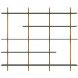 Tenzo Zeleni modularni sustav polica u dekoru hrasta 224x190 cm Bridge - | shoptok.hr
