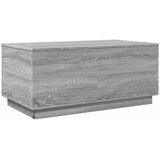  Stolić za kavu s LED svjetlima siva boja hrasta 90 x 50 x 40 cm | shoptok.hr