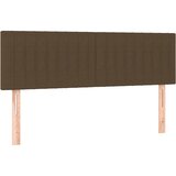  box spring s madracem LED tamnosmeđi 140x200 cm tkanina | shoptok.hr