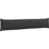 vidaXL Blazine za kavč 2 pcs Črna 200 x 40 cm blago | Shoptok.si