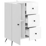 Kreveta Bijela visokog sjaja 66 x 34,5 x 90 cm | shoptok.hr