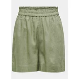 Only Kratke hlače iz tkanine Tokyo 15259587 Zelena Regular Fit