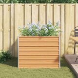  Vrtna visoka greda Svetlo rjava 100 x 100 x 77 cm, (5000287706) | Shoptok.si
