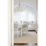 Elstead Lighting Elstead Christina Lestenec z 8 lučmi, srebrn, zlat zaključek, E14, (22098401) | Shoptok.si