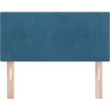  LED Headboard Gumbasto oblazinjen Temno modra 80 cm Žamet, (22051758) | Shoptok.si