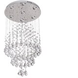  LED Kristalno stropno svetlo NAURU LED/24W/230V prečnik 40 cm sjajni hrom + daljinski upravljač | Eponuda.com
