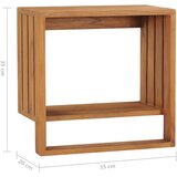  Zidni stalak za ručnike 35 x 20 x 35 cm od masivne tikovine | Eponuda.ba
