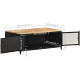  Stolić za kavu 90 x 50 x 37 cm od masivnog grubog drva manga | Eponuda.com