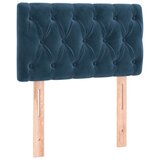  Uzglavlje tamnoplavo 80x7x78/88 cm baršunasto | shoptok.hr