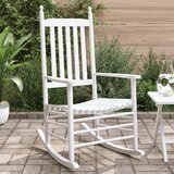  The living store gugalni stol z ukrivljenim sedežem 2 kosa bel trden les jelke - gugalni stol, (21443974) | Shoptok.si