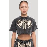 GymBeam Women‘s Abyss Cropped T-shirt Charcoal S | Eponuda.com