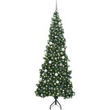 vidaXL Korner Umjetno Božićno Drvo Zelena 240 cm PVC i metal | shoptok.hr