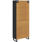  Kuhinjski ormarić s ladicama 2 pcs Crni hrast Inženjerska drva i staklo | shoptok.hr