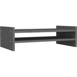  Stalak za monitor sivi 50 x 27 x 15 cm od masivne borovine | Eponuda.ba