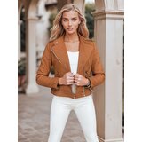 DStreet TERLA women's ramones jacket, camel TY3039 | ePonuda.com