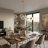 Brilagi Luster na sajli STELLA 6xE27/60W/230V bež/zlatna | Eponuda.com