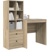 vidaXL Stol s pohranom Sonoma hrast Konstruirano drvo | shoptok.hr