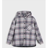 Sinsay Košulja jakna s kapuljačom u kockicu | shoptok.hr