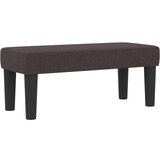  Postelja s škatlastim vzmetenjem z vzmetnico in klopjo temno rjava 90x200 cm tkanina, (22082844) | Shoptok.si