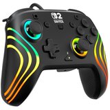 Turtle Beach Žični igralni plošček Afterglow Wave RGB za Nintendo Switch 2 - Črna | Shoptok.si