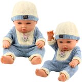 Baby Doll in Blue Knitted Outfit with Cap Cijene