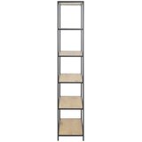 Actona Knjižni regal v dekorju divjega hrasta, Seaford, 77 x 185 cm | Shoptok.si