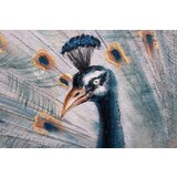Slikana slika na platnu paun 90x60 cm