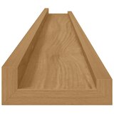  Polica na zidu 4 pcs Smeđa 100 x 9 x 3 cm Konstruirano drvo | Eponuda.com