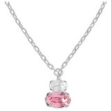 Victoria Cruz gemma pink ogrlica sa swarovski kristalima ( a4512-26hg )