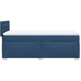  Krevet s oprugama i madracem plavi 80x200 cm od tkanine | shoptok.hr