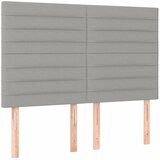  s oprugama i madracem svjetlosivi 140x190 cm od tkanine | shoptok.hr