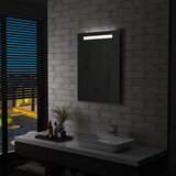 vidaXL kupaonsko LED zidno ogledalo 60 x 80 cm Cijene