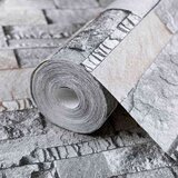  3D tapeta kamena Siva 10 x 0,53 m N woven tkanina | shoptok.hr