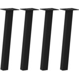  Noge za klub stolić 4 kom. Crne 42 cm Čelik | Eponuda.ba