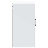 vidaXL Kuhinjski zidni ormarić sa staklenim vratima Lucca sjaj bijeli | shoptok.hr